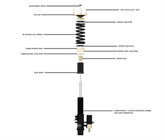 ER Series Coilover Parts Diagram