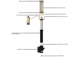 ZR Series Coilover Parts Diagram